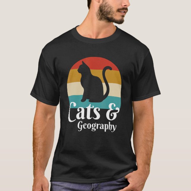 Camiseta Gatos e Geografia (Frente)
