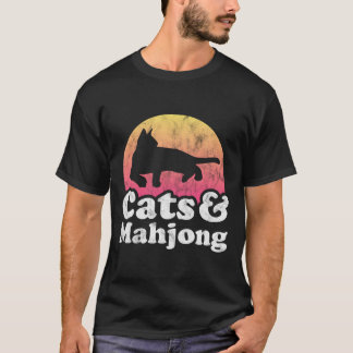 Camiseta Gatos E Mahjong 'S Ou 'S Gato