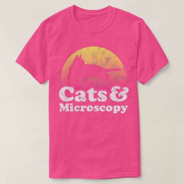 Camiseta Gatos e Microscopia de Gente ou Mulher Cat e Micro (Frente do Design)