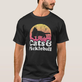 Camiseta Gatos e Pickleball Gato Masculino ou Feminino