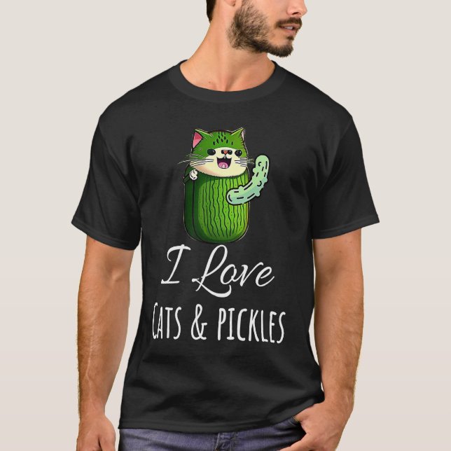 Camiseta Gatos E Picles  1 (Frente)