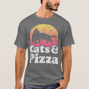 Camiseta Gatos e Pizza de Gato e Pizza, de uso masculino e
