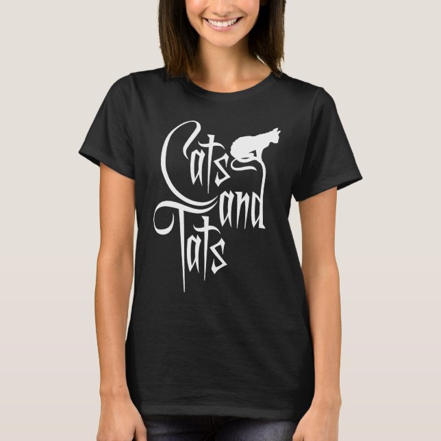 Camiseta Gatos e Tatuagens  1 (Frente)