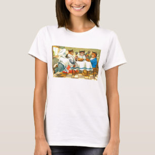 Camiseta Gatos em janto