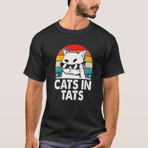 Camiseta Gatos em Tats Tatuagem de Gato Tatuagem de Gatinho