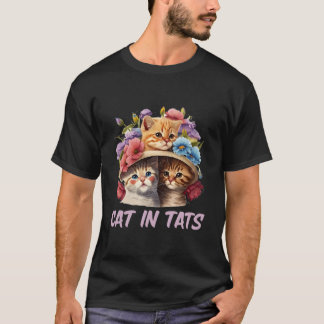 Camiseta Gatos em Tatuagens Gato Tatuagem Gatinho Tatuado