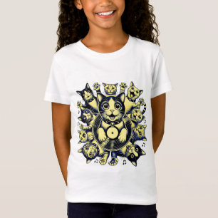 Camiseta Gatos engraçados