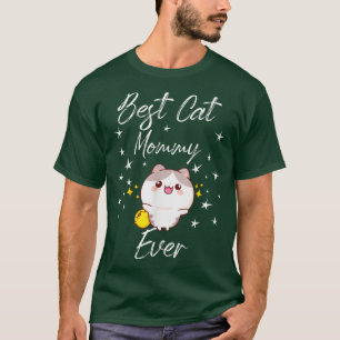 Camiseta Gatos Engraçados Adoram Melhor Mamãe De Gato De Ca