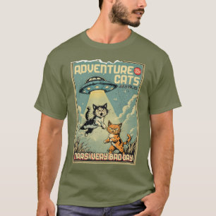 Camiseta Gatos engraçados livro de história em quadrinhos a