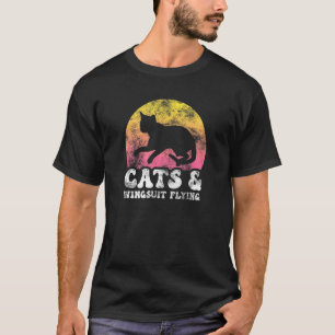 Camiseta Gatos & Esportes Radicais de Paraquedas Estilo Vin