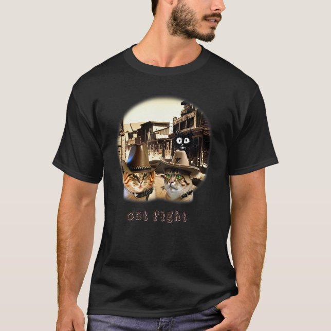 Camiseta Gatos Eu Faço O Que Eu Gosto (Frente)