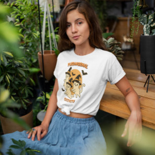 Camiseta Gatos-Fantasmas Retro-Retrorísticos Da Puranoría