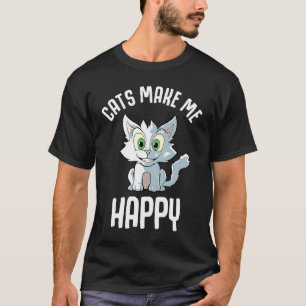 Camiseta Gatos Felizes Gatos 1