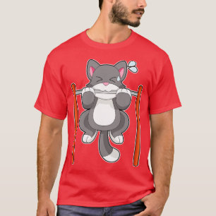 Camiseta Gatos Fitness Puxadas Esportes