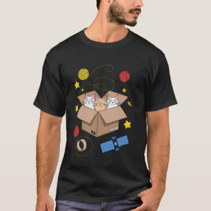 Camiseta Gatos Fofos No Espaço Humor Irônico De Gato Gatinh