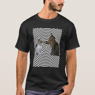 Camiseta Gatos Gatinho Doméstico Gato Psicosinese Hipnose