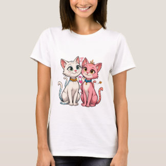 Camiseta Gatos Gatinhos Bons Melhores Amigos
