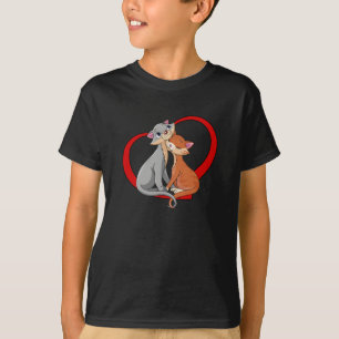 Camiseta Gatos Gatinhos Gato Pato Pet-Presente Pão-Pão-Pato