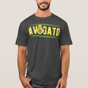 Camiseta Gatos Gatos Avocado Sobrevivente Avogato Presente