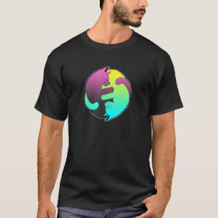 Camiseta Gatos Gatos Gatos Gelados Ying Yang Yin Yang 4
