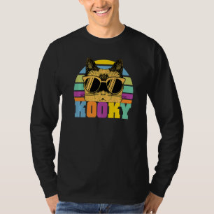 Camiseta Gatos Gatos Kooky Cat Vestindo óculos de sol 3