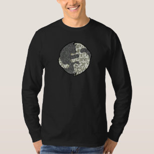 Camiseta Gatos Gelados Gatos Gelados Ying Yang Yin Yang 1