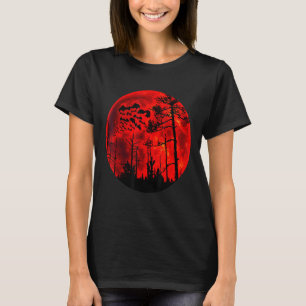 Camiseta Gatos Grunge Bats Voando Gótica Sangue Vermelho Lu