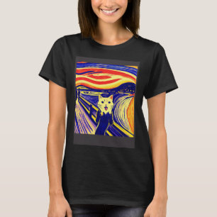 Camiseta Gatos Impressionistas Gritando Impressionismo Gat