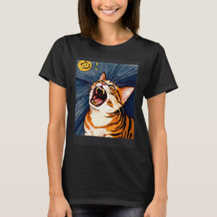 Camiseta Gatos Impressionistas Gritando Impressionismo Gato
