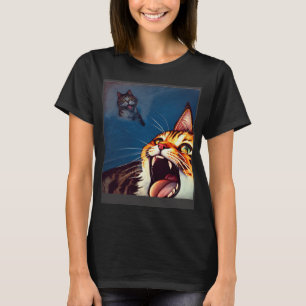 Camiseta Gatos Impressionistas Gritantes Impressionistas