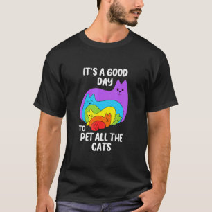 Camiseta Gatos Infantil Gatinho Arco-íris Para Meninas Meni