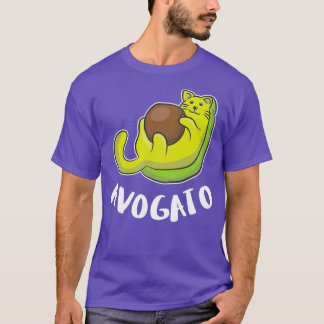Camiseta Gatos Jogando Gato Avocado Sobre Avogato Birthday 