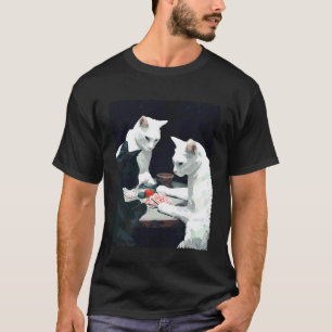 Camiseta Gatos Jogando Poker
