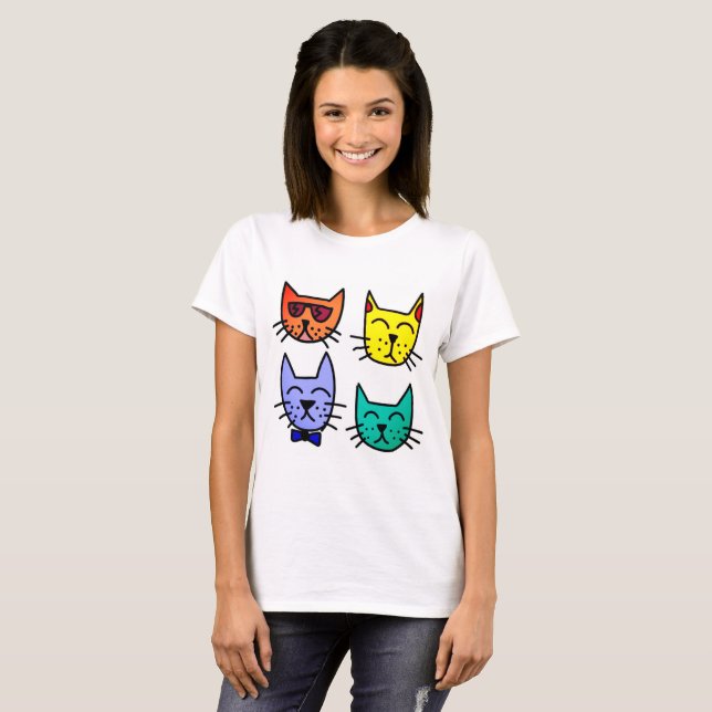 Camiseta Gatos legal (Frente Completa)
