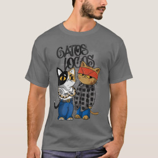 Camiseta Gatos locos