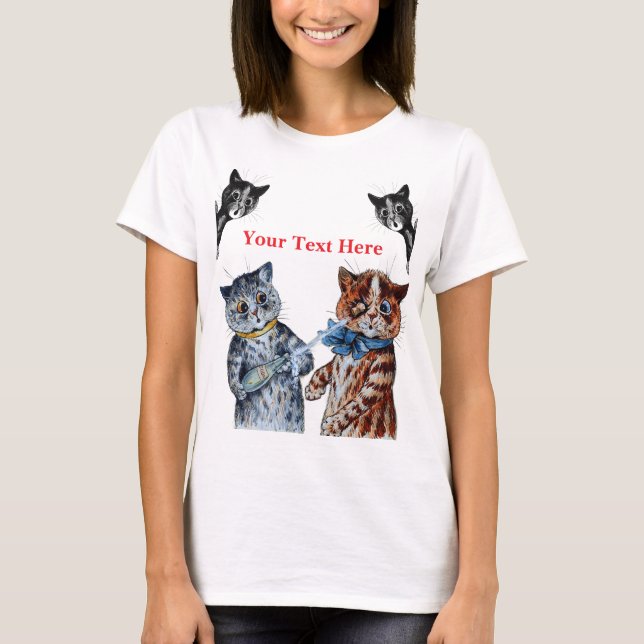 Camiseta Gatos Louis Wain 2 (Frente)