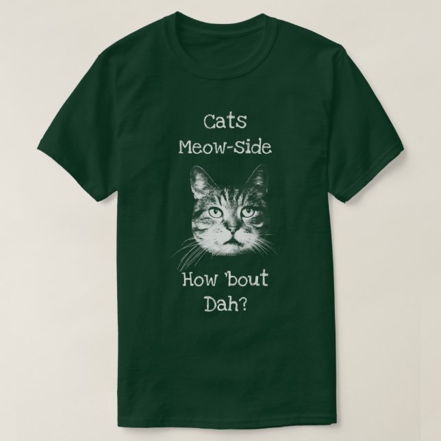 Camiseta Gatos Meowside Que tal dah (Frente do Design)