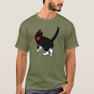 Camiseta Gatos Mostrando Amor