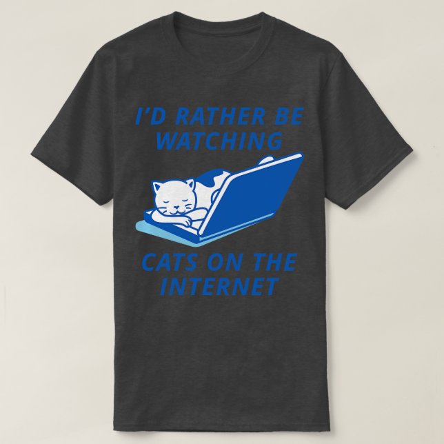 Camiseta Gatos Na Internet 2 (Frente do Design)