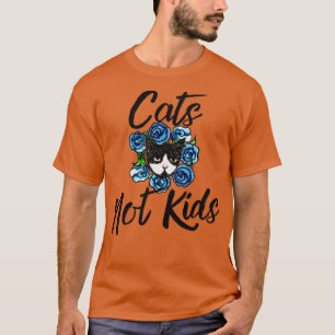 Camiseta Gatos não são crianças