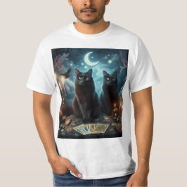 Camiseta Gatos negros y tarot