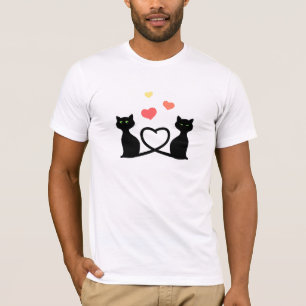 Camiseta Gatos no amor