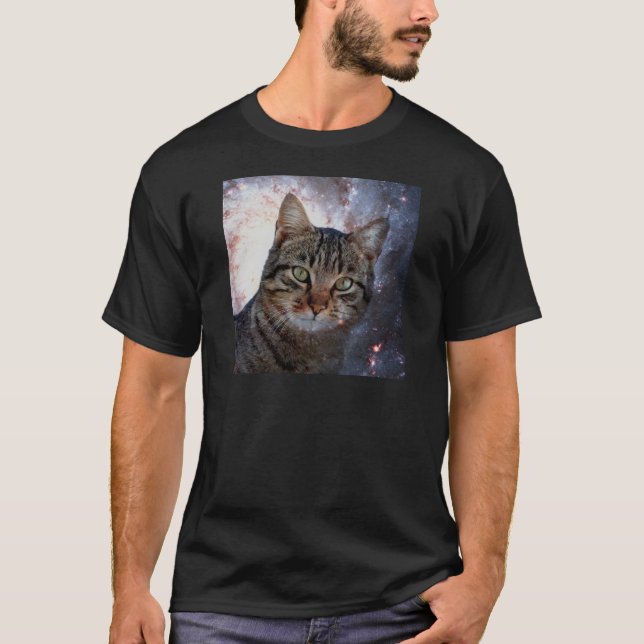 Camiseta Gatos no Espaço (Frente)