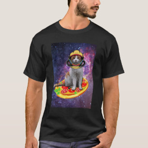Camiseta Gatos No Espaço Astral Cósmico Astronauta Galáxia