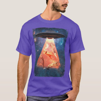 Camiseta Gatos No Espaço Astral Óvora Cósmica Astronauta Fu