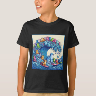 Camiseta Gatos Ondam Para Kamala Engraçado