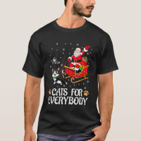 Gatos para Todos Natal Papai Noel Trenó Piada Gato