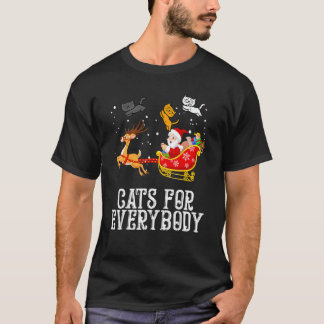 Camiseta Gatos Para Todos Papai Noel Pjs De Natal Gato De N