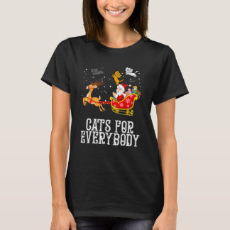 Camiseta Gatos Para Todos Papai Noel Pjs De Natal Gato De N