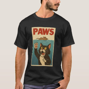 Camiseta Gatos Patas e Paródia de Rato Gato Engraçado